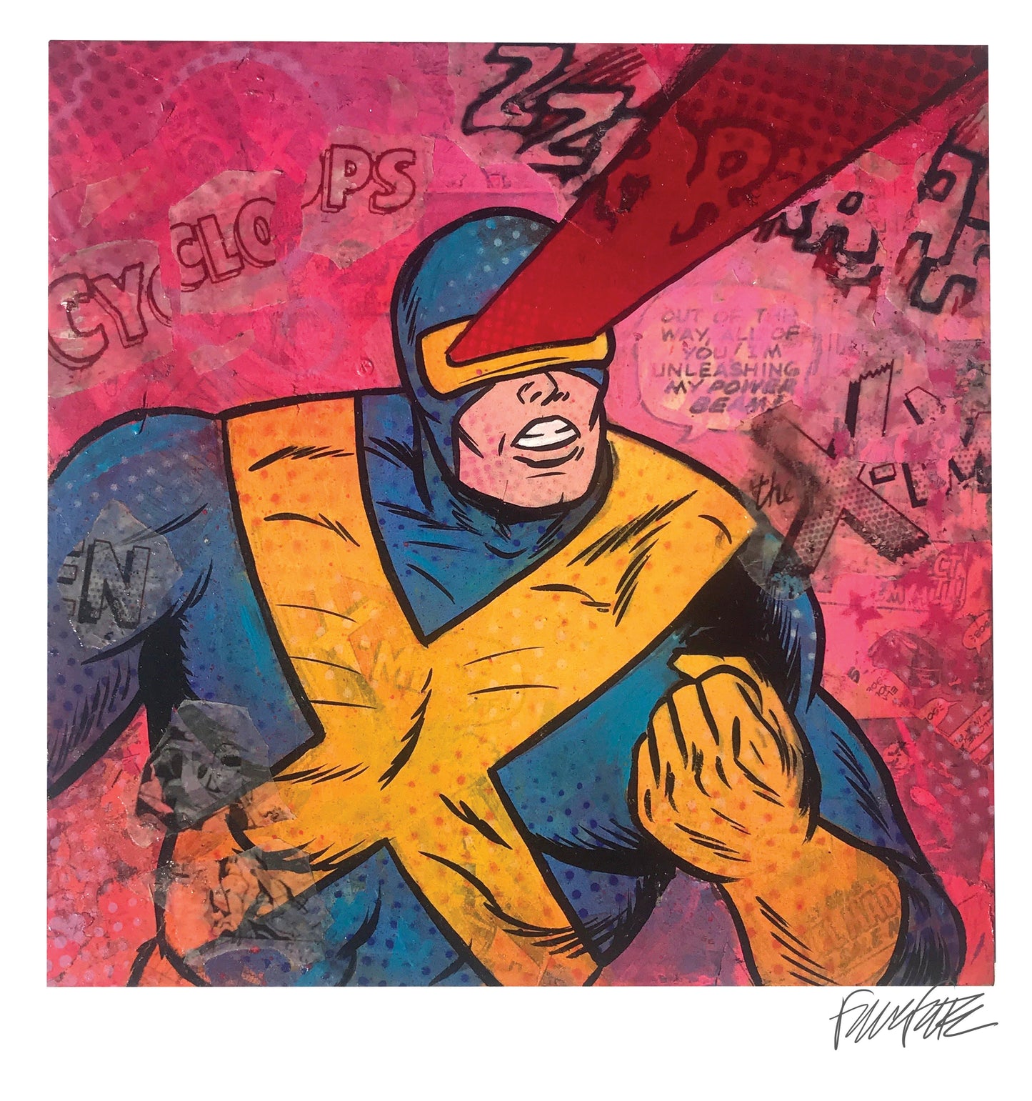 "Cyclops" by Dr. Smash! 12x12 signed Print