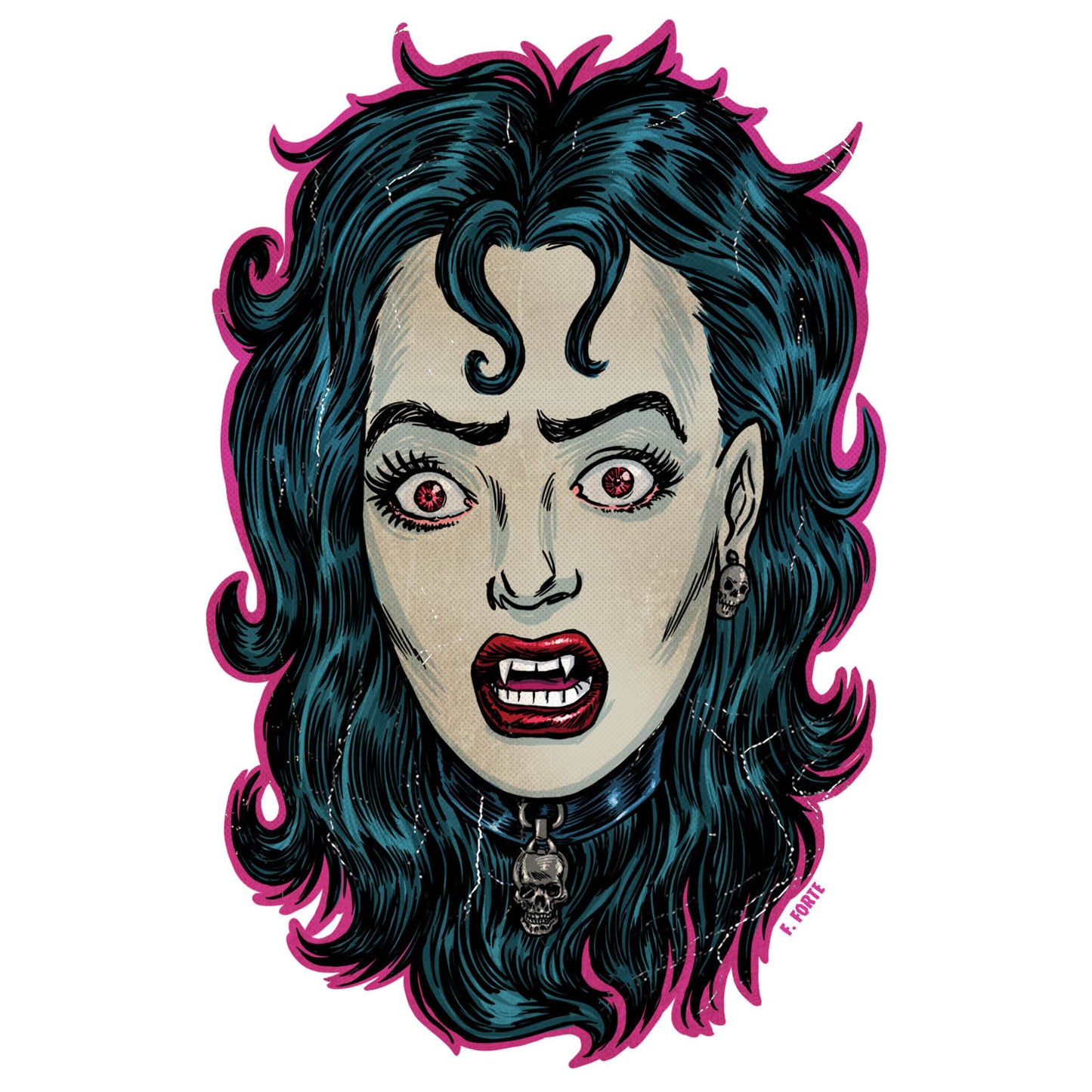 Frankenhorrors Vampiress 5" Die Cut Vinyl Sticker