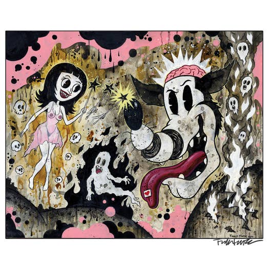 "Molly and the Magic Wand" 8.5x11 Print