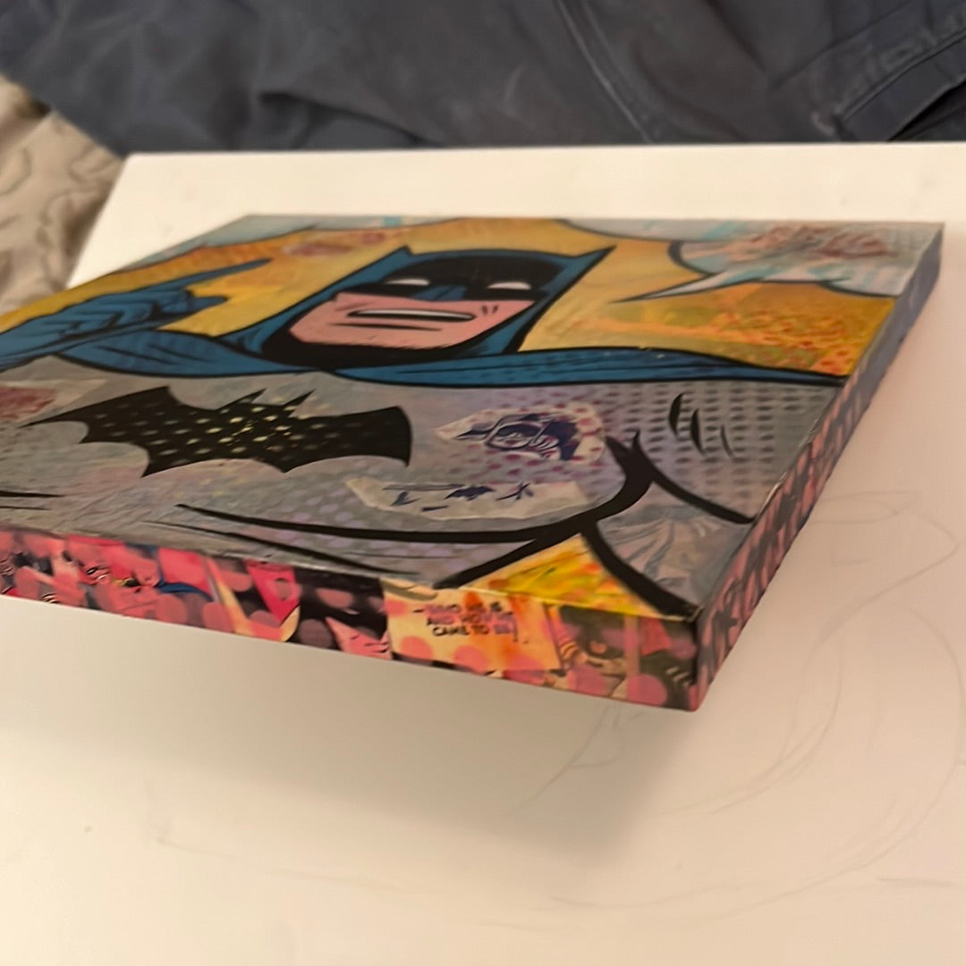 Vintage Batman #9 original painting by Dr. Smash 12x12