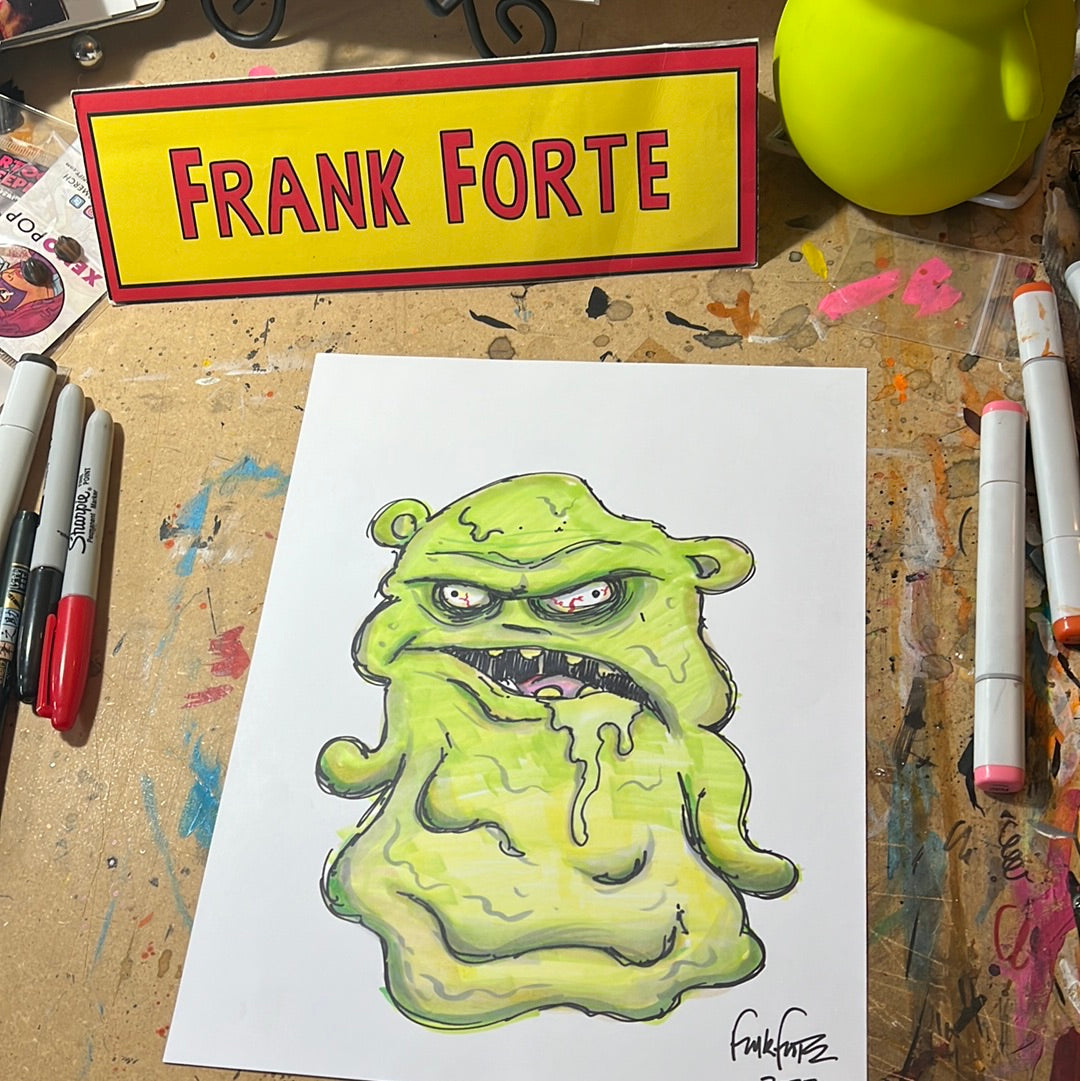 Original Kuchi Kopi Melted #1 louise Belcher mash up drawing