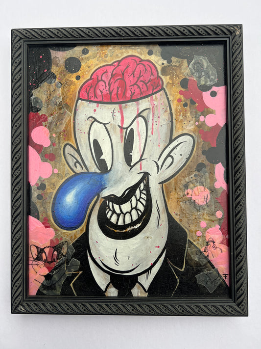 “Mr. Brain Fink” Art Original painting by Frank Forte