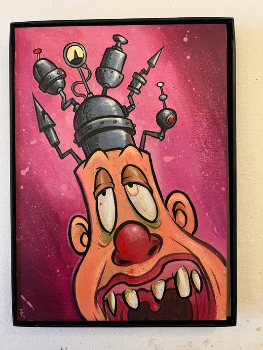 “Machine Head” Art Original painting by Frank Forte 16x20