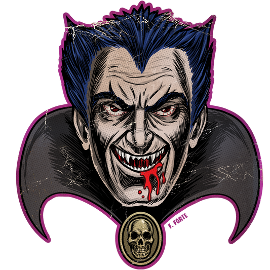 Frankenhorrors Dracula 5" Die Cut Vinyl Sticker
