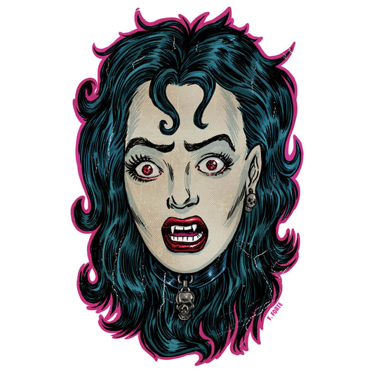 Frankenhorrors Vampiress 5" Die Cut Vinyl Sticker