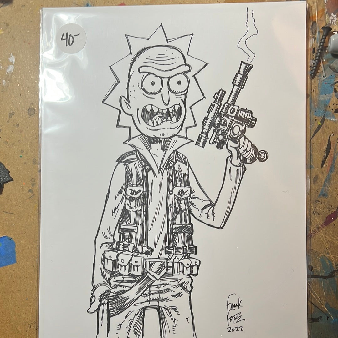 Pencil Rick And Morty Drawing | kimtechseal.com