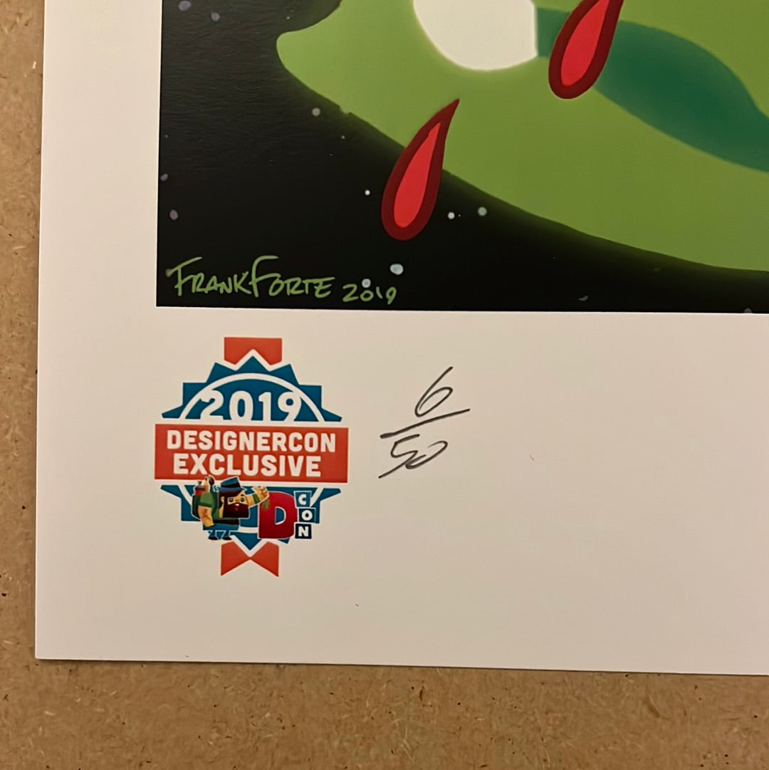 Rick and Morty DCON exclusive print limited to 50 by Frank Forte 12x16 signed Print