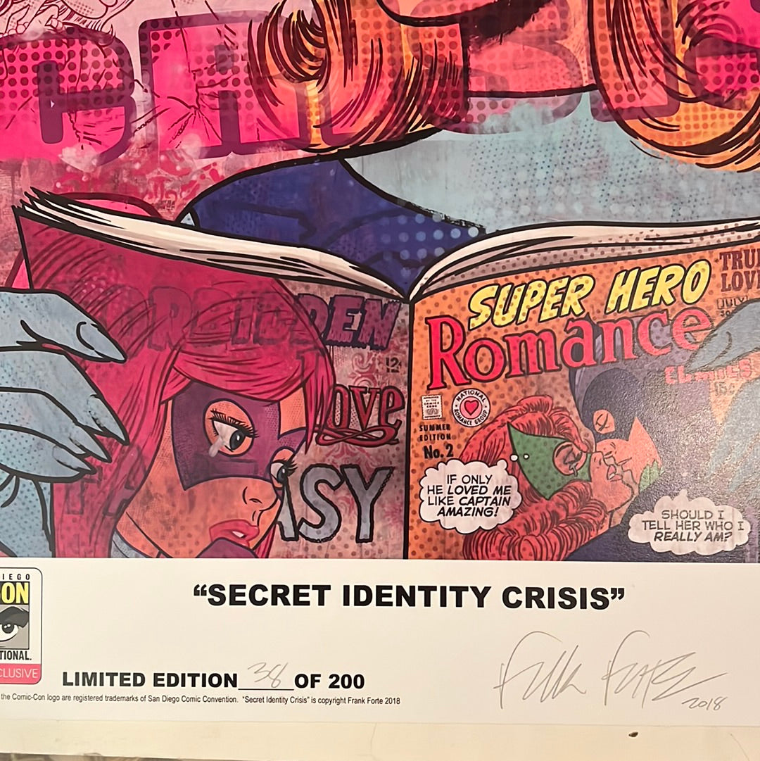 Secret Identity Crisis 13x19 Print