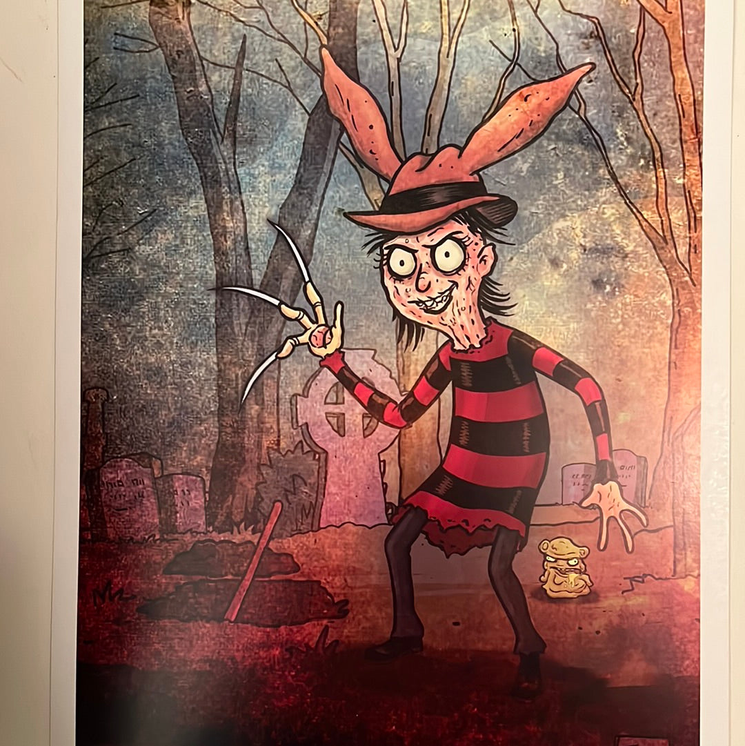 Louise Belcher Freddy Krueger 11x17 Print