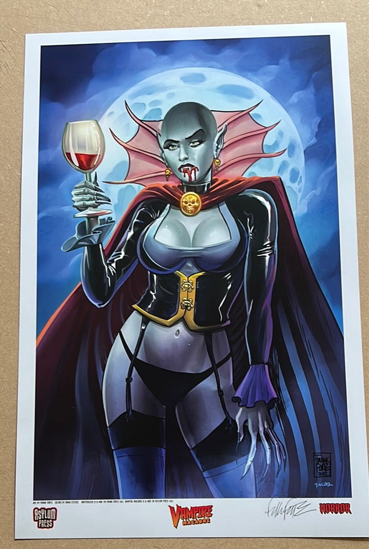 “Nosferazixx Toast” Vampire Macabre 11x17 Print by Tim Vigil