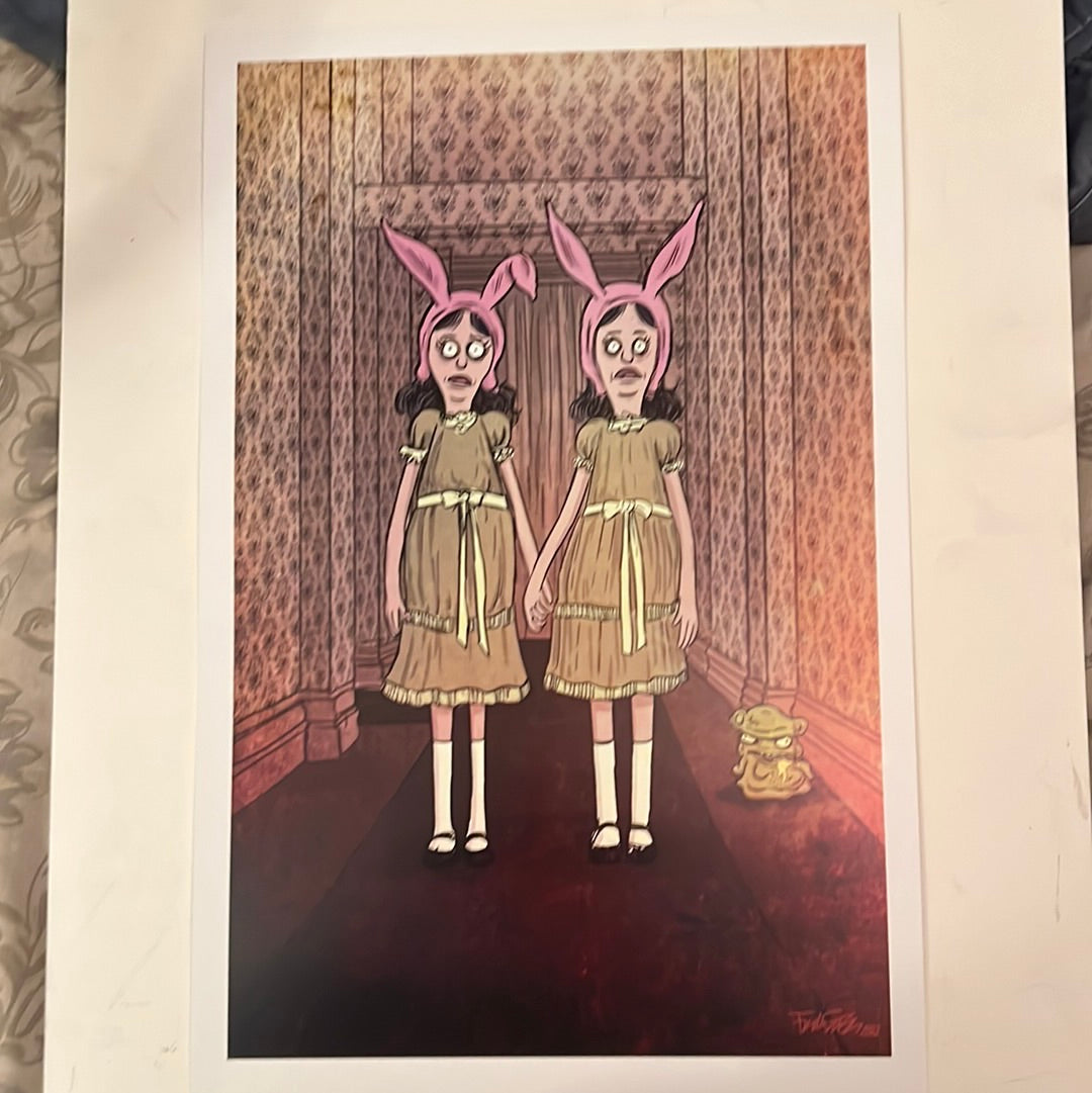 Louise Belcher Shining Twins 11x17 Print